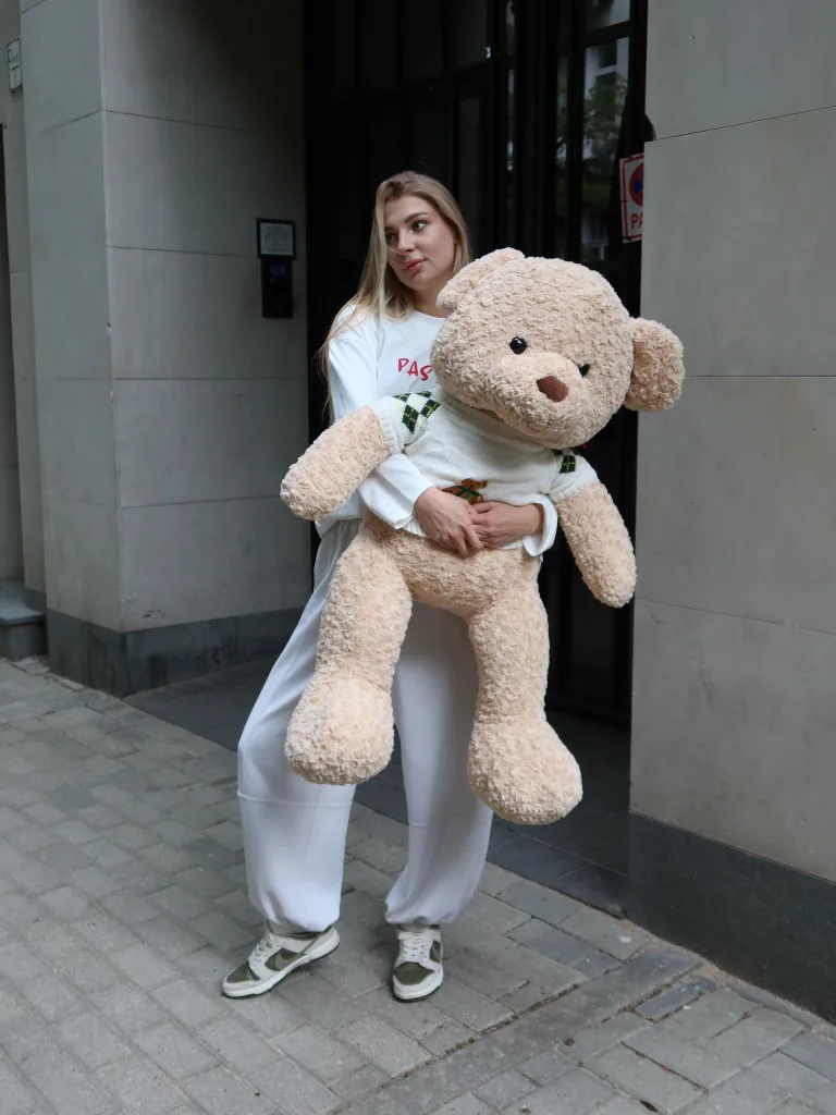 Teddy bear 100 cm — folia.flowers, florist in Warsaw