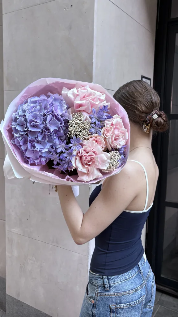 Bukiet „Purple Éclat” — folia.flowers, kwiaciarnia Warszawa