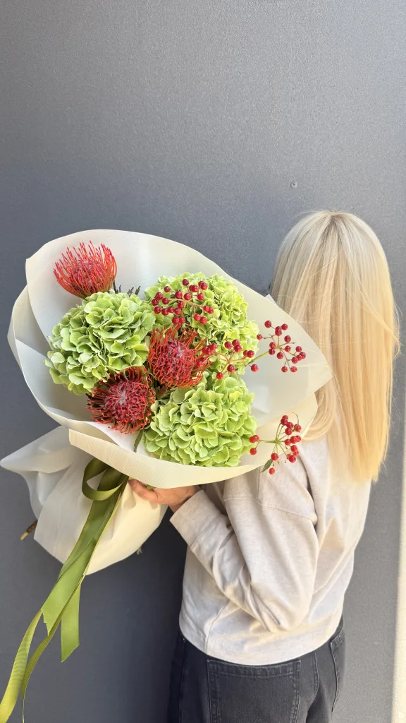 Zielony Rubin — folia.flowers, kwiaciarnia Warszawa